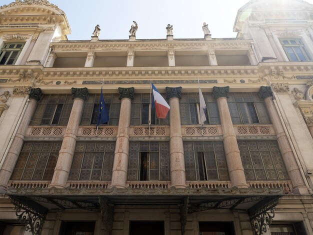 Photo opéra de bâtiments de la vieille ville de nice france