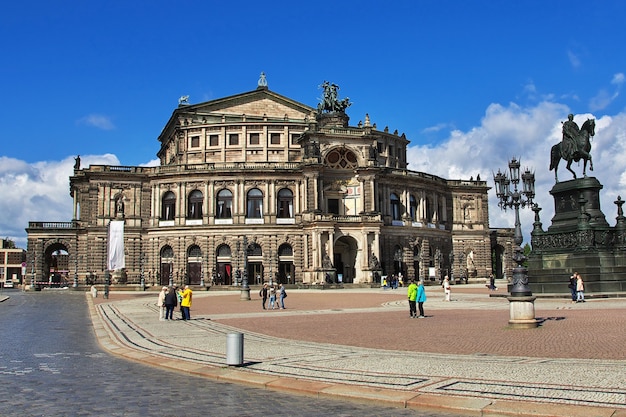 Opéra Semper, Semperoper à Dresde, Saxe, Allemagne