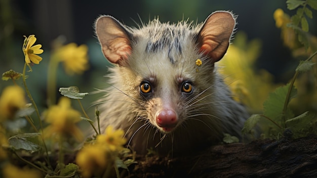 L'opossum est un animal très sympa.