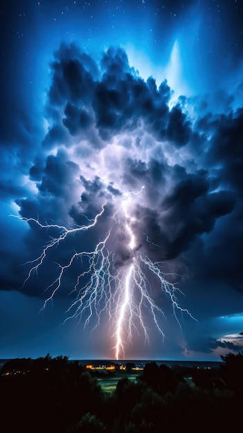 orage dans le ciel