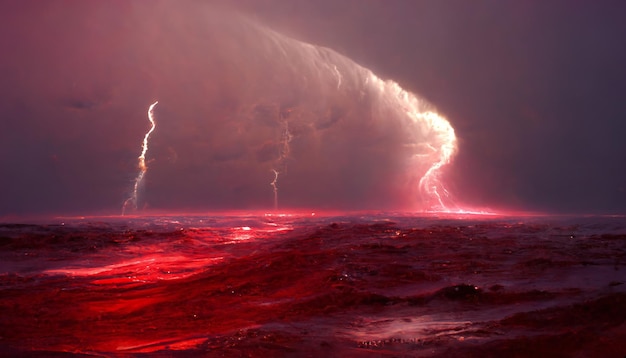 Orage rouge