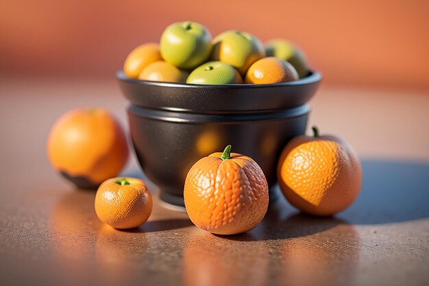 Photo l'orange est un délicieux supplément de fruits, de vitamine c, de nutrition, de santé, de papier peint, d'illustration de fond.