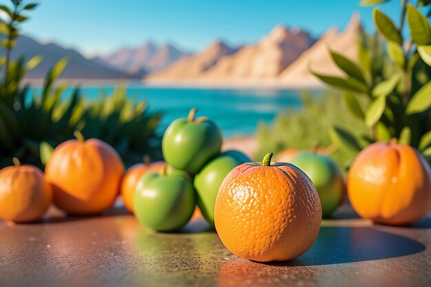 Photo l'orange est un délicieux supplément de fruits, de vitamine c, de nutrition, de santé, de papier peint, d'illustration de fond.