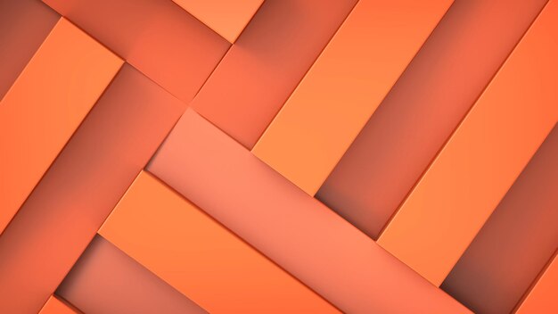 Orange pour la conception graphique rendu d'illustration 3d