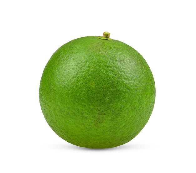 Orange sans acide isolé sur fond blanc