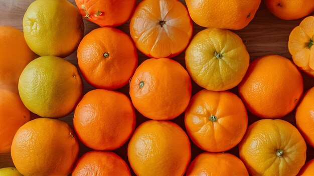 Des oranges fraîches sur la table.