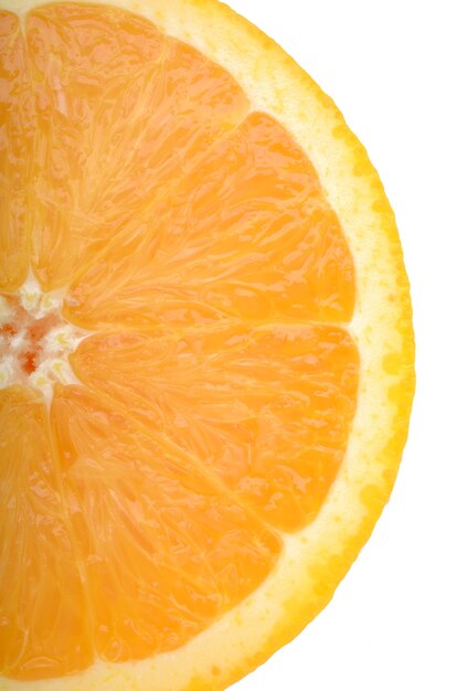 Oranges sur surface blanche