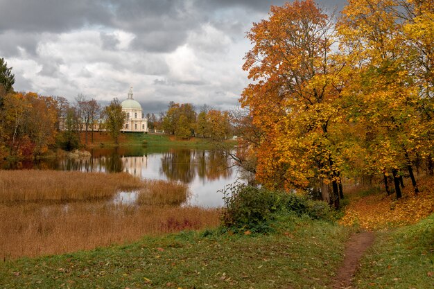 Oranienbaum est la résidence royale russe non loin de Saint-Pétersbourg, Russie