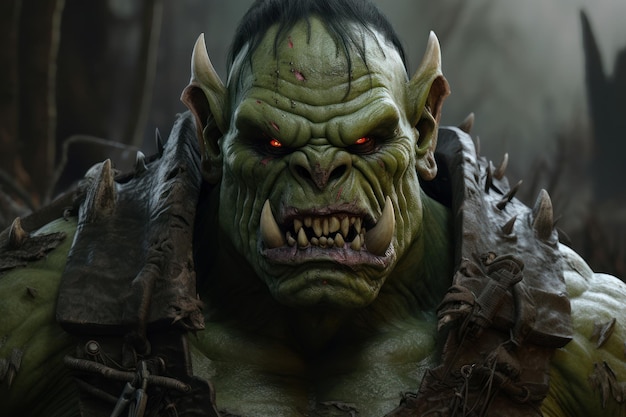 Orc vert Générer Ai