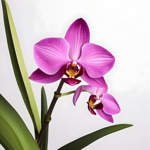 Orchidée thaïlandaise Fleur d'orchidée Symbole floral thaïlandais Fleur exotique thaïlandaises Jardin d'orchises Espèce d'orchitée thaïlande