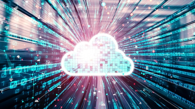 Ordinateur en nuage et stockage de données en ligne avec logiciel de partage intelligent tacite