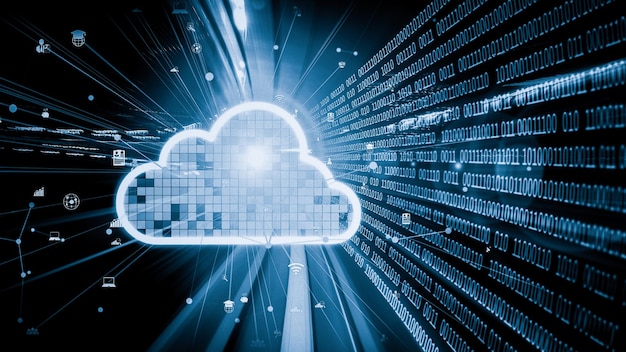 Ordinateur en nuage et stockage de données en ligne avec logiciel de partage intelligent tacite