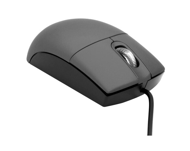 Ordinateur souris isolé sur fond blanc