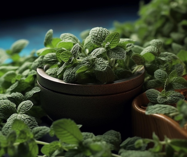 Photo oregano, à l'intérieur ou à l'extérieur