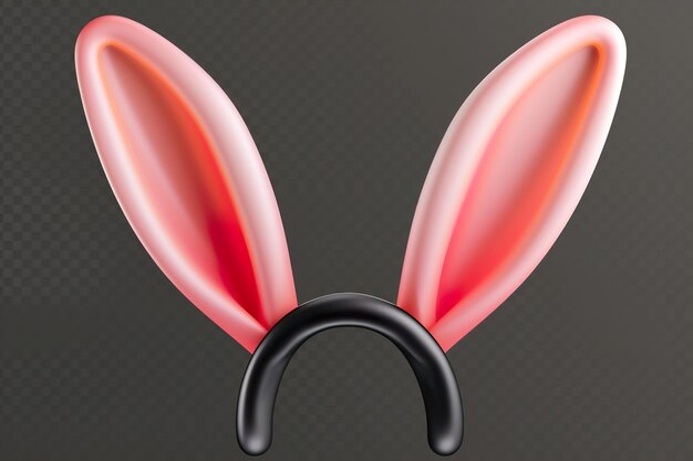 Photo des oreilles de lapin papier peint hd 8k image photographique en stock