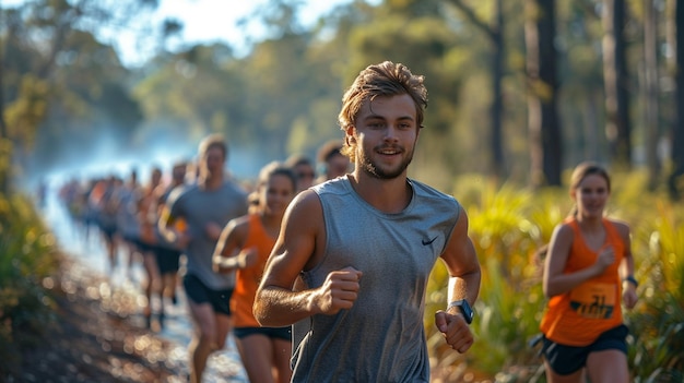 Photo organiser une marche de charité de 5 km pour sensibiliser le public