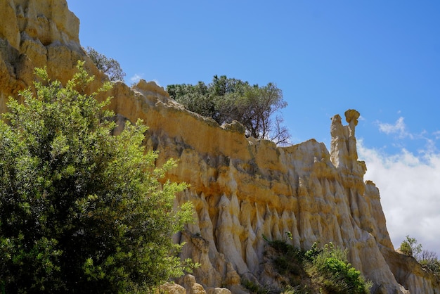 Orgues d'Ille-sur-Tet géologie érosion site français formation de pierres dans le sud languedoc France