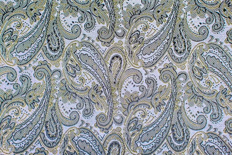 Photo oriental ou paisley, concombre turc, larme d'allah, beanbuta indien ou turc, texture d'arrière-plan ornement cyprès persan
