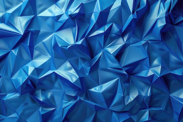 Photo d origami bleu d fond pour site web ou applications dans le style de l'art précisionniste postminimaliste