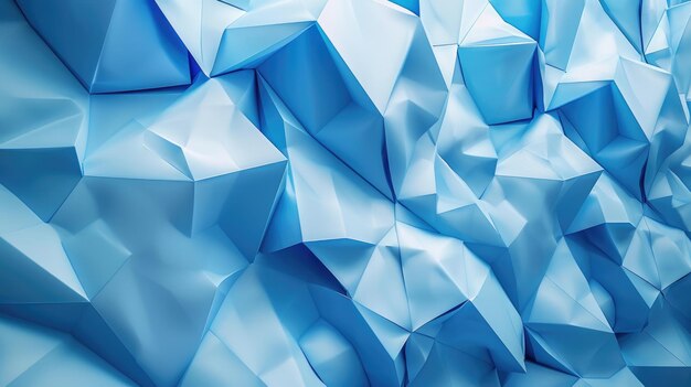 Photo d origami bleu d fond pour site web ou applications dans le style de l'art précisionniste postminimaliste