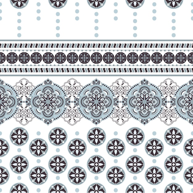 Ornement géométrique pour tissage tricot broderie papier peint cartes textile motif ethnique ornement de bordure