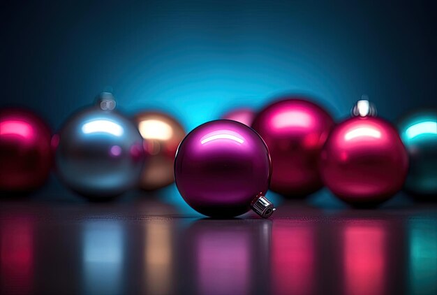 Ornement de Noël dans le style des lumières et des ténèbres contrastées softfocus techni