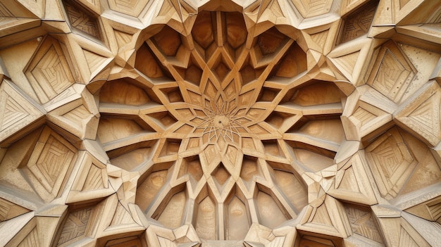 Ornements d'architecture arabe islamique par IA générative