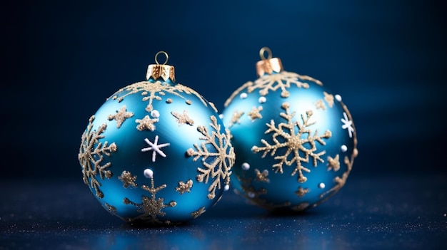 Photo des ornements de boule de noël colorés