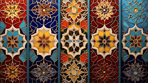 Photo ornements culturels iraniens, motif de fond, patrimoine de l'iran