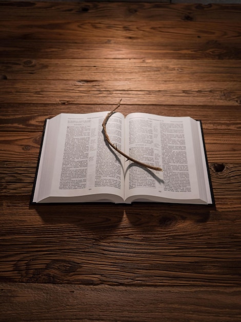 Photo otwarta biblia ciern photo (en anglais)