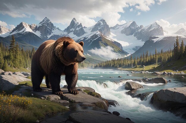 L'ours en Alaska