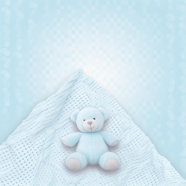 Ours bleu sur une montagne enneigée