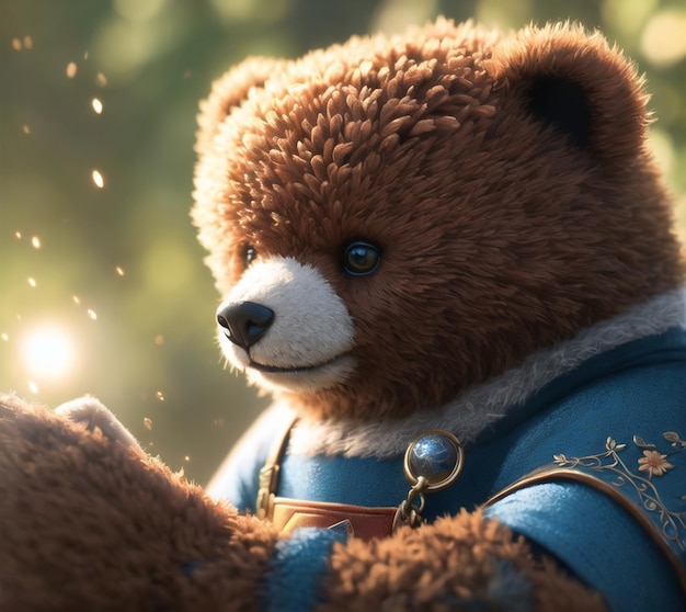 Un ours du film la légende de zelda