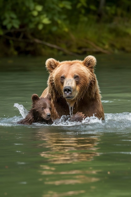 L'ours grizzly génère un