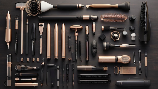 Outils de coiffure pour salon de coiffure