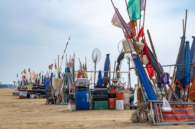 Outils et filets de pêche