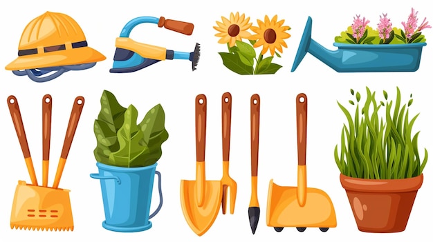 Photo des outils de jardinage essentiels
