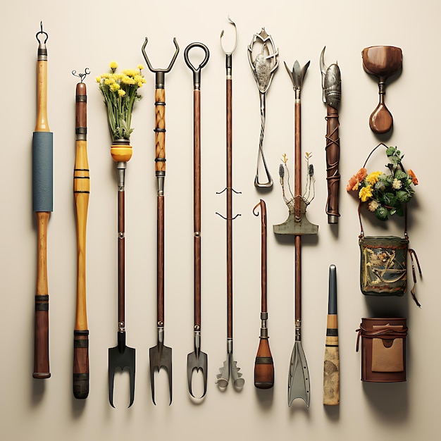 outils de jardinage