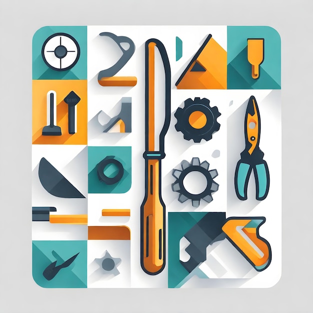 Photo des outils à portée de main