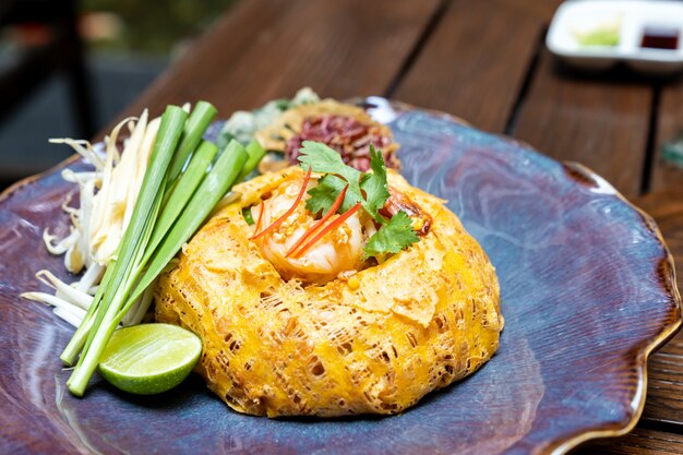 Pad thai, nouilles de riz frites à la Thaïlandaise