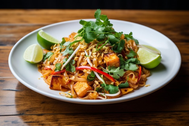 Photo pad thai végétarien