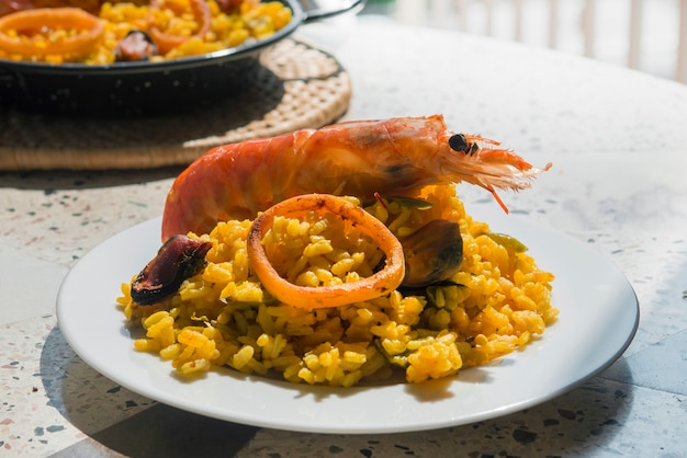 Paella espagnole typique