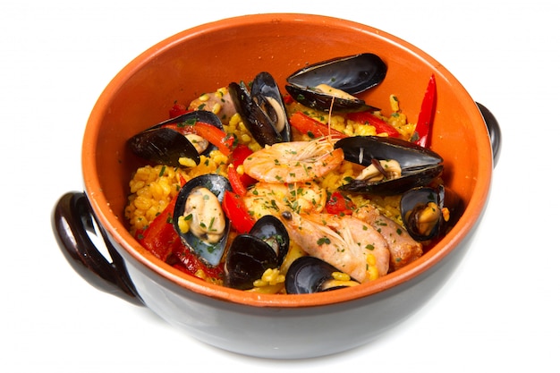 Paella nourriture espagnole