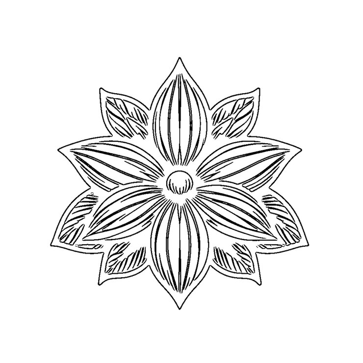 page à colorier avec des fleurs