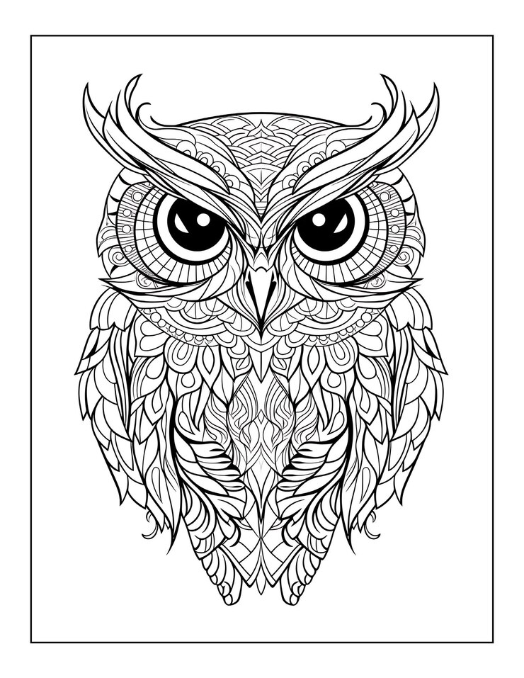 Photo des pages à colorier sur les animaux