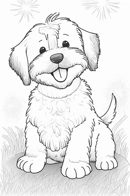 Pages à colorier de chiens Pages à coloriage de chiens