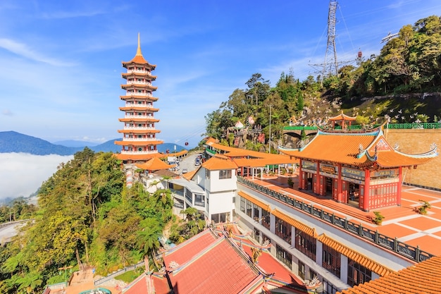 Pagode au temple Chin Swee, Genting Highland, Malaisie