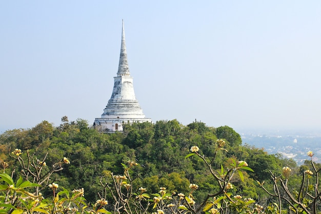 Pagode sur la montagne à Phra Nakhon Khiri, Thaïlande