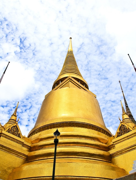 Une pagode en or, Grand Palais, Bangkok, Thaïlande