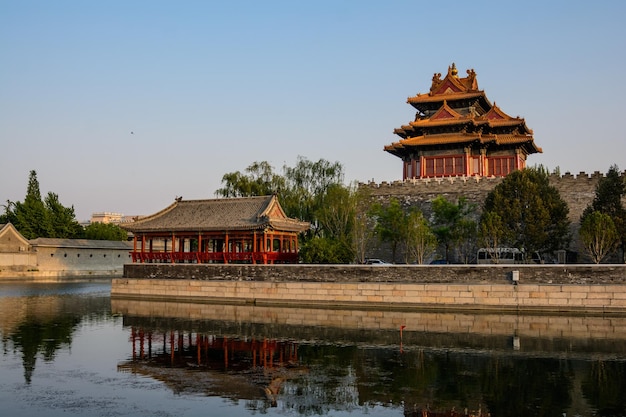 Photo pagode orientale pékin la beauté de l'orient la cité interdite